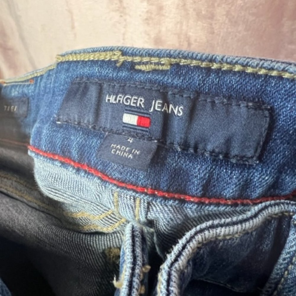 Womens Jean Capri Tommy Hilfgure Pants Size 4 - Picture 7 of 8